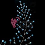 Accesoriu modern pentru decor par WED65 Argintiu cu cristale de 35cm - Blue Sky Accesoriu modern pentru decor par WED65 Argintiu cu cristale de 35cm - Blue Sky